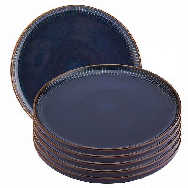 Sada jídelních talířů Altom Design Reactive Stripes 26 cm 6 ks
