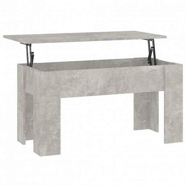 vidaXL Konferenční stolek betonově šedý 101x49x52 cm kompozitní dřevo