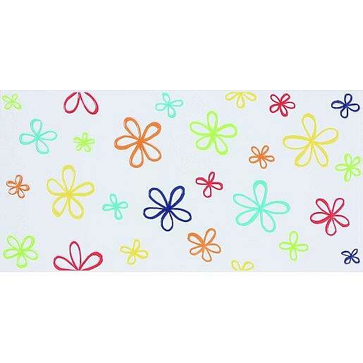 Dekor Fineza Happy mix barev Flower 20x40 cm mat DHAP40FL