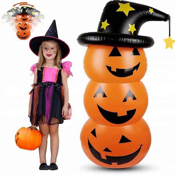 Nafukovací Dýně Na Halloween – Dekorace Na Párty Uvnitř I Venku
