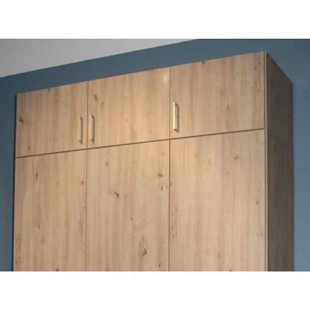Nástavec na skříň Koski, 150 cm, dub artisan