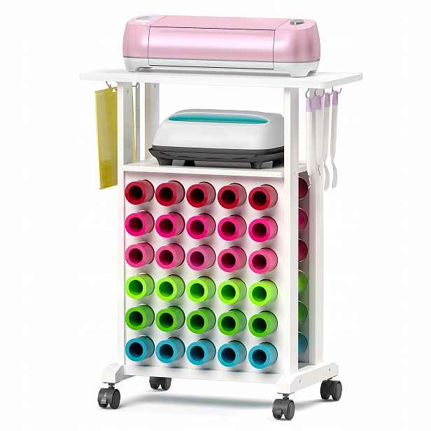 Organizér CraftMaster Pro 30 držáků na vinylový vozík pro skladování