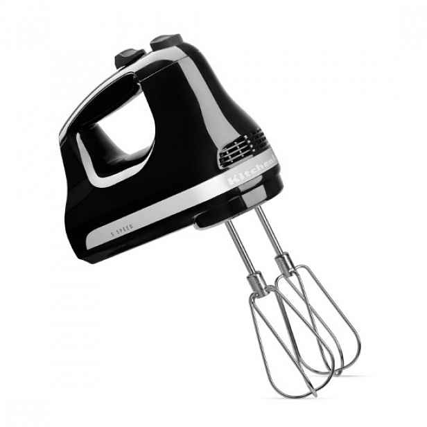 Ruční mixér s 5 rychlostmi, 85 W, řada Classic, Onyx Black - KitchenAi