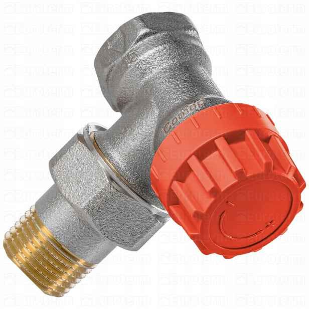 Termostatický úhlový radiátorový ventil 3/4" Comap