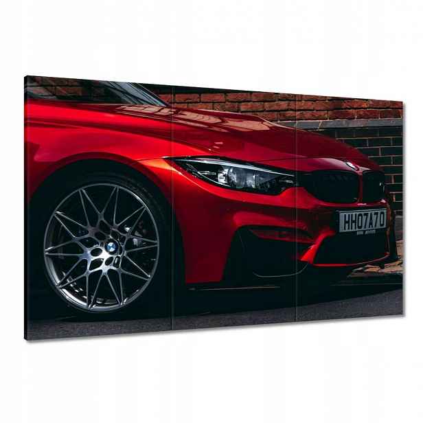 Obrazy 120x80 Červené Bmw Auto