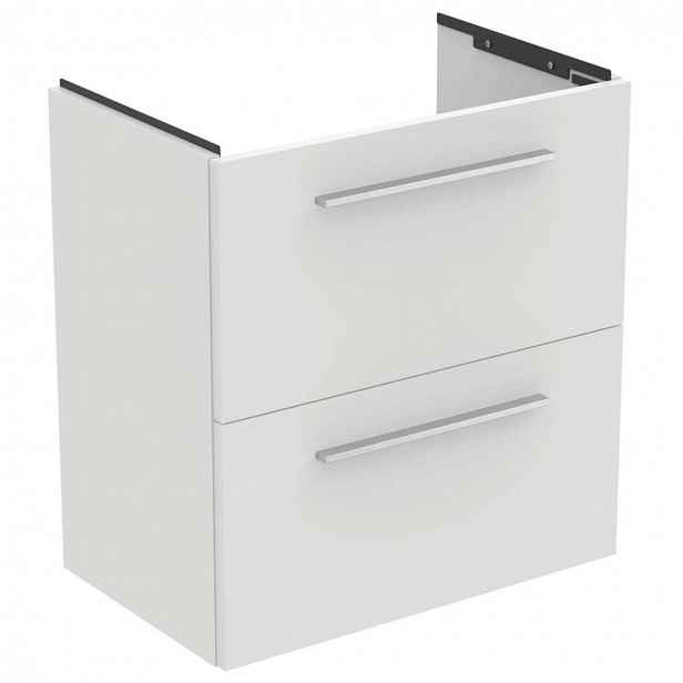 Ideal Standard i.Life S - Skříňka pod umyvadlo, 60x38x63 cm, 2 zásuvky, matná bílá T5293DU