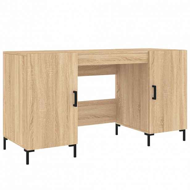 vidaXL Psací stůl dub sonoma 140 x 50 x 75 cm kompozitní dřevo