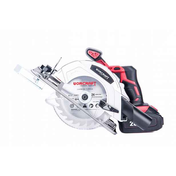Akumulátorová kotoučová pila Worcraft CCS-S20Li, 20 V, Li-Ion, 165 mm