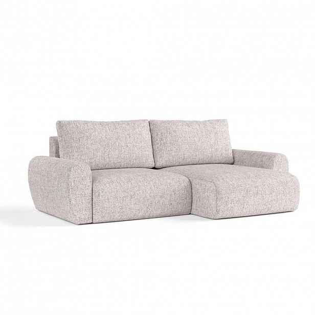 AltaBeds ROHOVÁ SEDAČKA OMARI, textil, Béžová