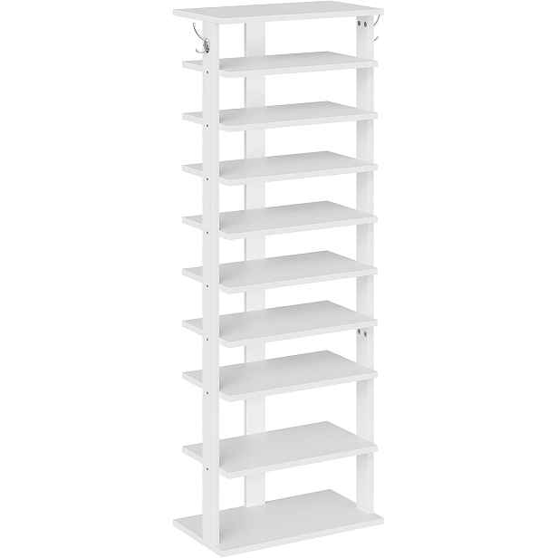 Botník Vasagle Kloudy 50 cm bílý II