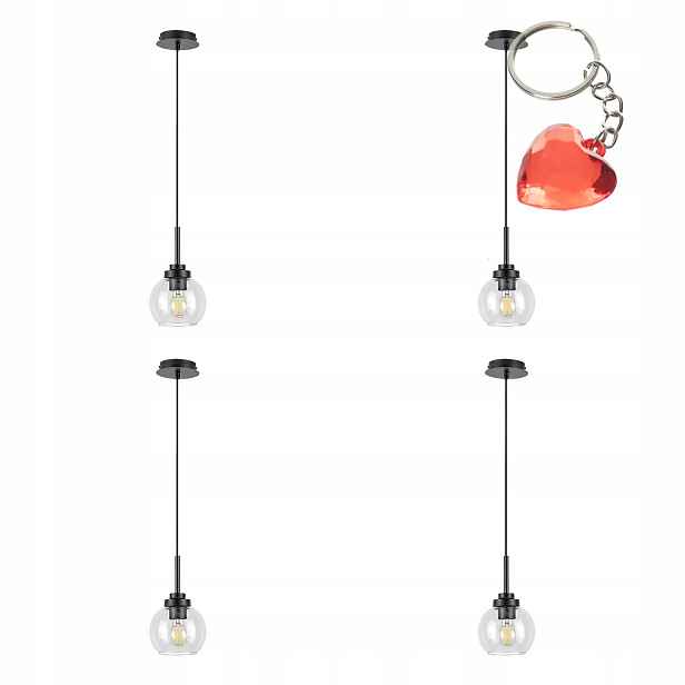 Závěsná koupelnová lampa Tirina 75006 Rabalux – sada 4 ks