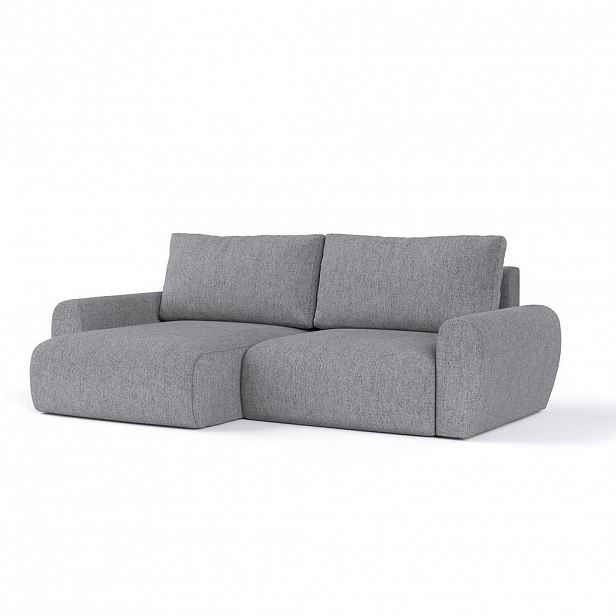 AltaBeds ROHOVÁ SEDAČKA OMARI, textil, Šedá