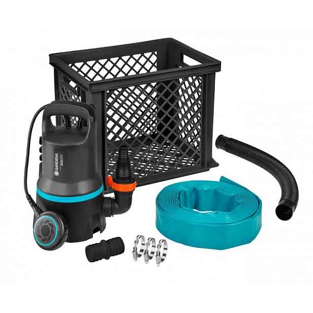 Gardena - Kalové ponorné čerpadlo 9000, s odvodňovací sadou, 300 W 9041-20