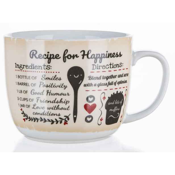 Hrnek Recipe for Happiness, 730 ml