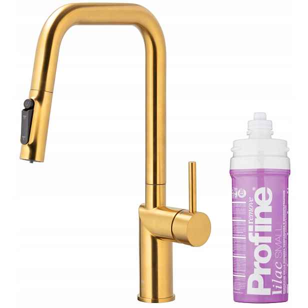 Kfa Kuchyňská Baterie Duero Pure Style, Zlatá Filtr Profine Lilac Small