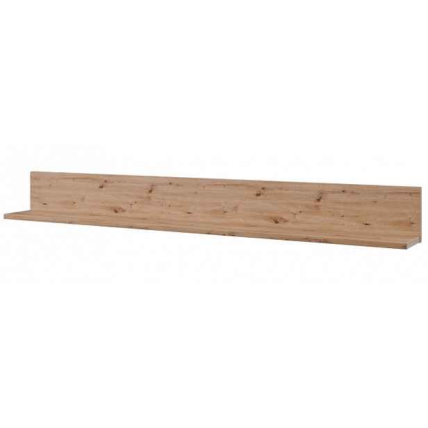 Police na zeď Asko Living, 135 cm, dub artisan