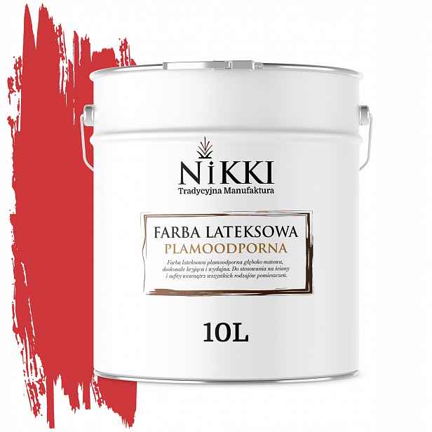 Barva Odolná Vůči Skvrnám, Barva Červená Ohnivá H3516 10L Hluboká Matná