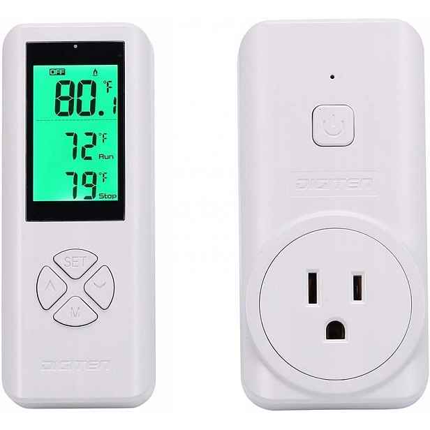 Bezdrátový termostat Digiten WTC100 s Uk zástrčkou