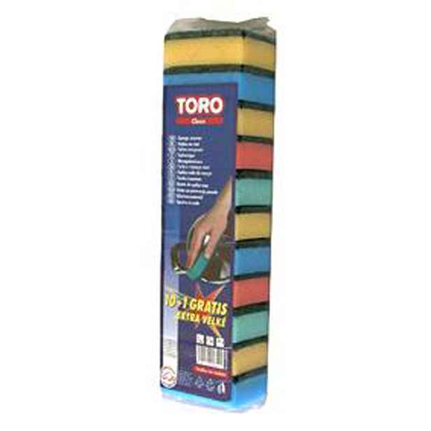 Houbička na nádobí TORO 10+1ks