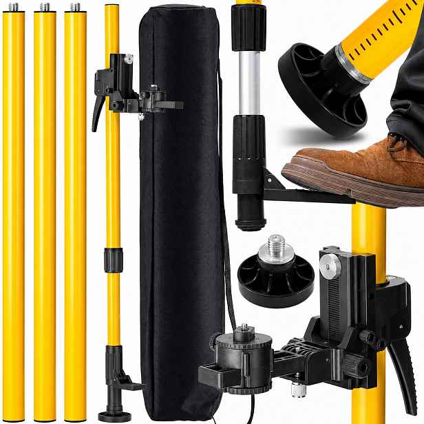 Rozpěrný stativ XXL pro laser vodováhu 450 cm regulace úkosů
