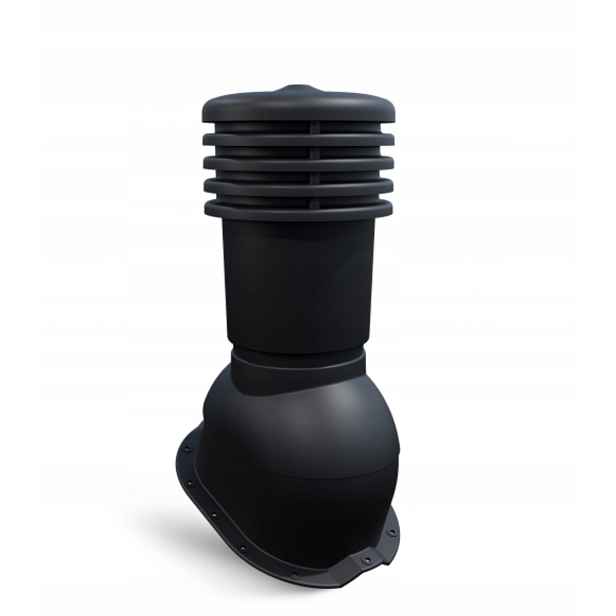 Větrací komín ⌀150mm Ventos X T18 Černý