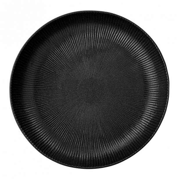 Černá miska z kameniny Bloomingville Neri, ø 33 cm