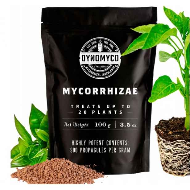 Mikoryza univerzální Dynomyco Mycorrhizae granulát 750 g Premium