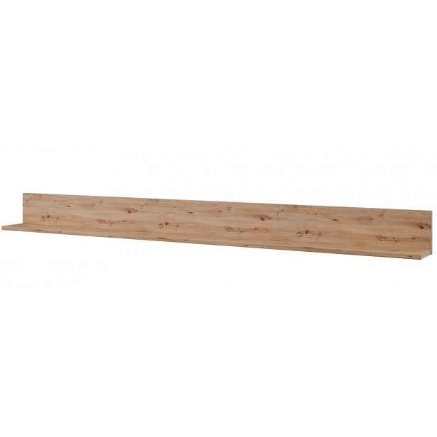 Police na zeď Asko Living, 180 cm, dub artisan