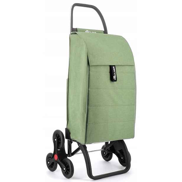 Rolser Jolie Tweed 6 nákupní taška s kolečky do schodů, zelená