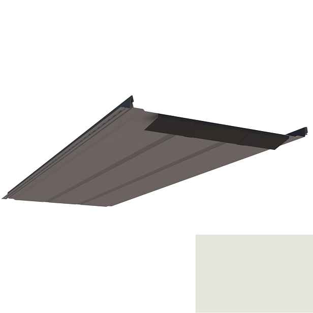 Krytina plechová LINEDEK 485 Rib SP 25 LESK 2W007 šedobílá BentCut