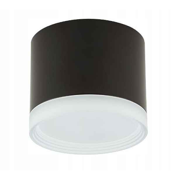 Nástěnná spotová lampa, na omítku, černá, do ložnice chodby kanceláře Silba
