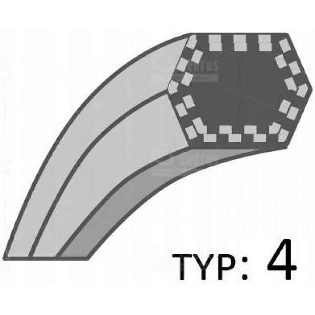 Pásek Mtd pro pohon nožů Mtd 754-04175 Bolens CubCadet