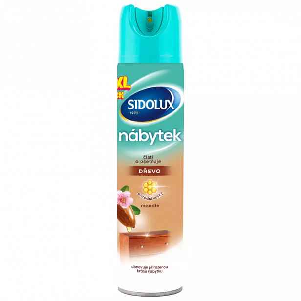 SIDOLUX nábytek dřevo mandle spray 350 ml