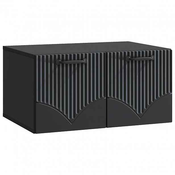 vidaXL Nástěnná TV skříň Černá 59,5 x 41 x 30 cm Kompozitní dřevo
