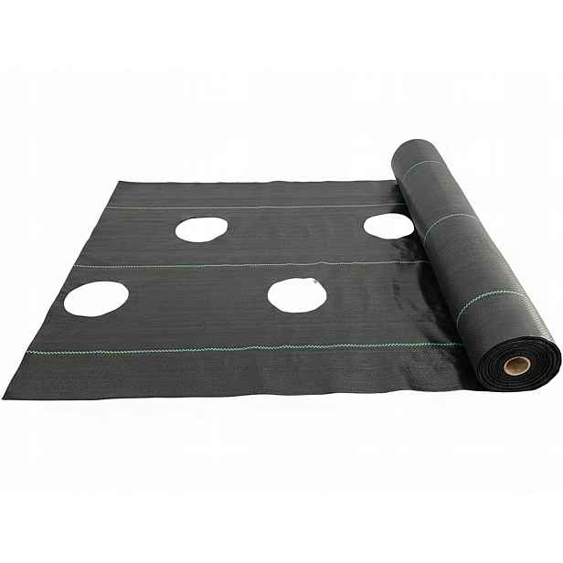 Agrotextilie Fólie Látka na Plevel s hotovými otvory 70 g/m² 1 m X 50 m