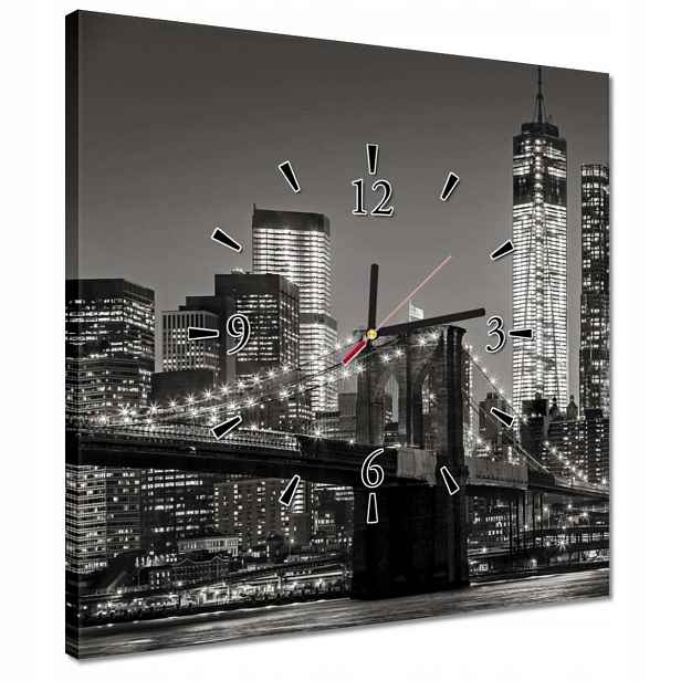Hodiny 40x40 New York Manhattan most