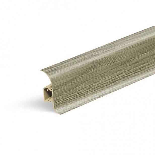 Lišta soklová Naturel urban legend , PVC délka 250 cm, výška hrany 56 mm, NATNGF090