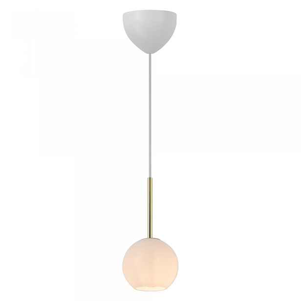 Stropní Svítidlo Závěsná mosaz 40W E14 Sklo Kov Franca Nordlux 27 cm