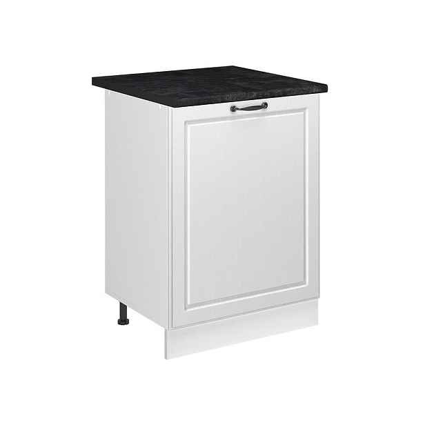 Vicco SPODNÍ SKŘÍŇKA KUCHYŇSKÉ LINKY R-Line, Bílý venkovský dům/Bílá, 60 cm s 1 dveřmi pracovná doska antracitová