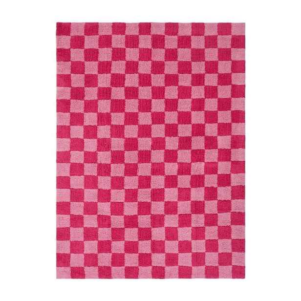 Růžový/světle růžový bavlněný koberec 200x300 cm Mela – Jotex