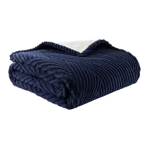 Tmavě modrý přehoz 230x220 cm Heat Buddy Super Thermal – Catherine Lansfield