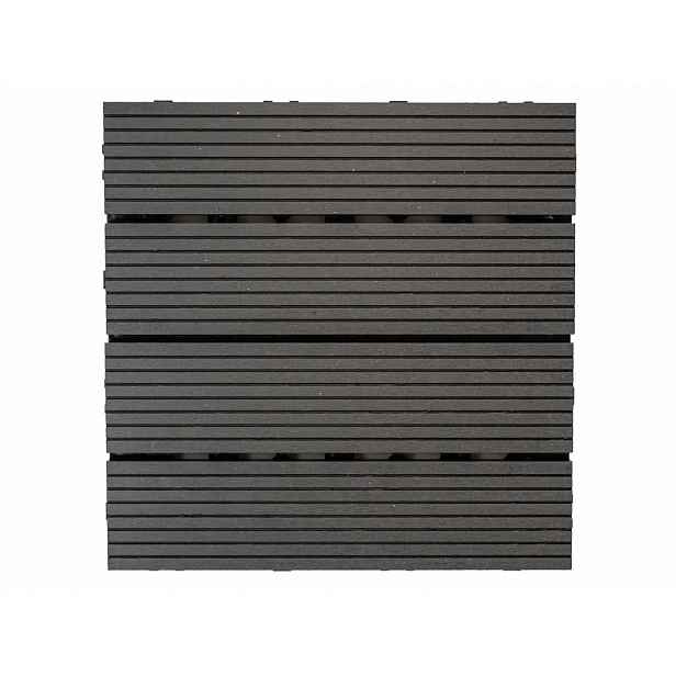 WPC dlaždice LEGI BASE 30 x 30 cm, antracit