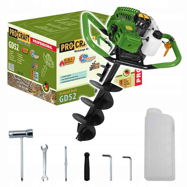 Zemní, půdní vrták Procraft GD52