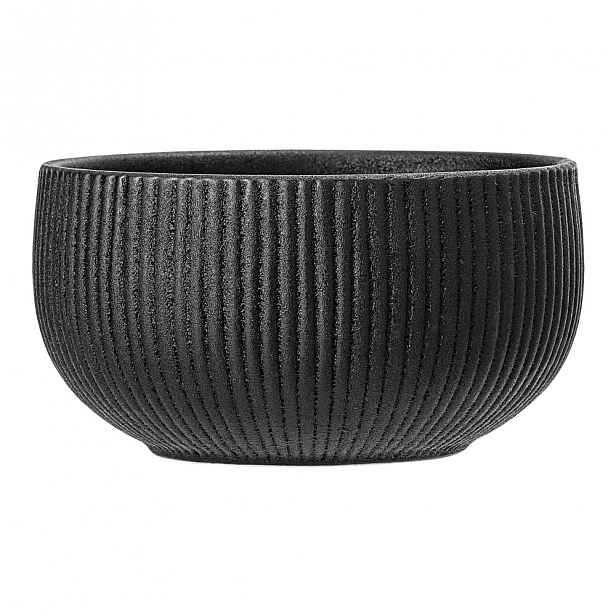 Černá miska z kameniny Bloomingville Neri, ø 14,5 cm