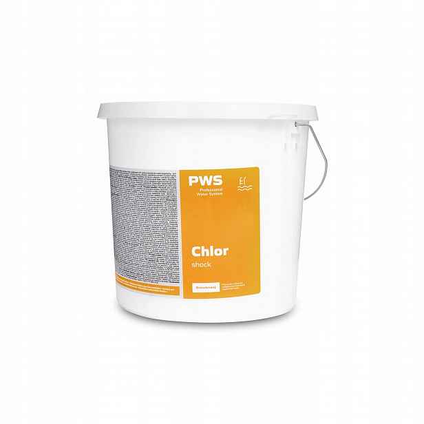 Pws Chlor šok organický granulát 3kg bazénová chemie