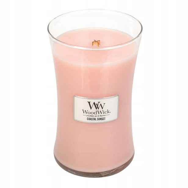 Tradiční sójová svíčka Coastal Sunset Woodwick 610 g
