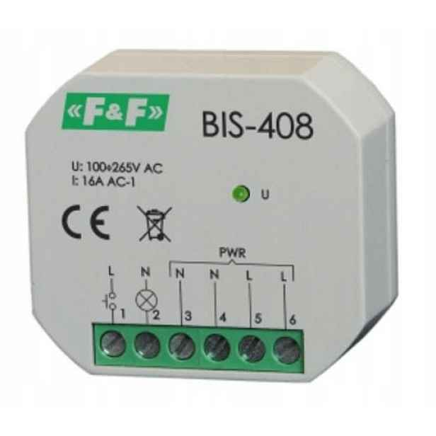 Bistabilní relé BIS-408 Led zapnuto-vypnuto