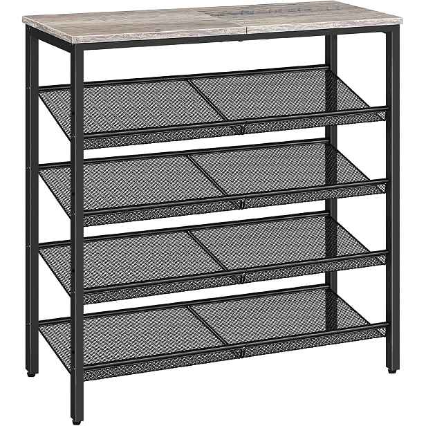 Botník Vasagle Melas 81 cm černý/šedý