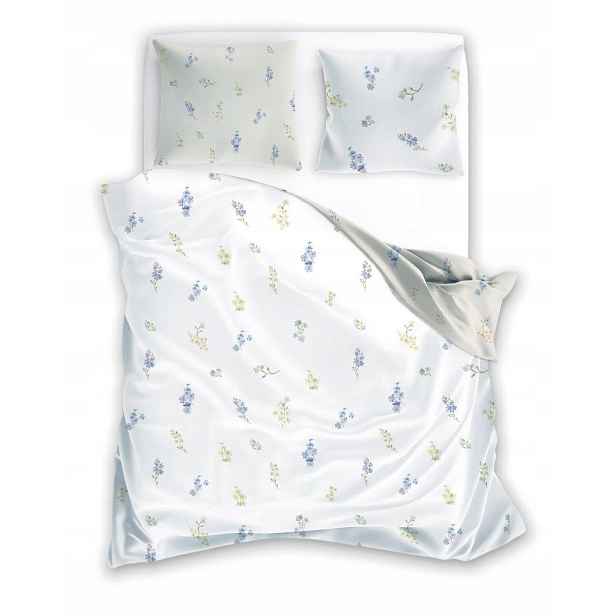 Elegantní Delikátní Bílé Louční Povlečení 160x200