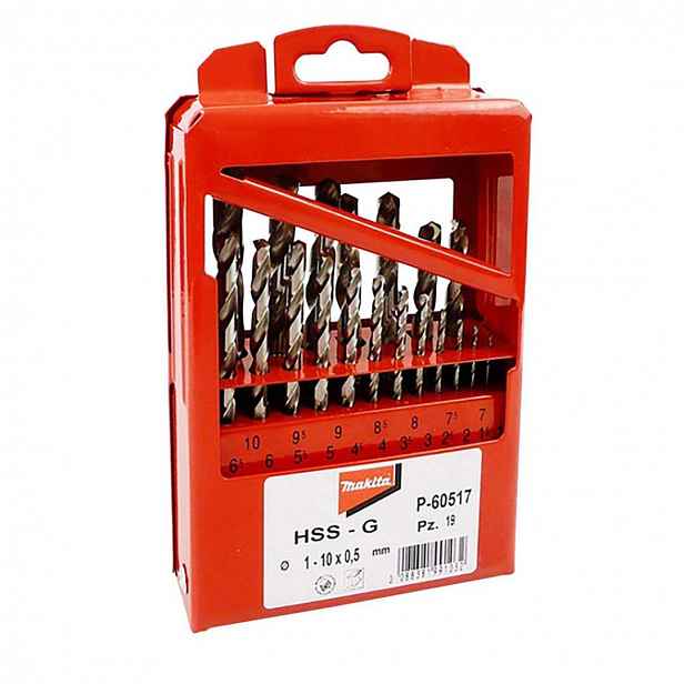 Makita - 19dílná sada vrtáků do kovu P-60517